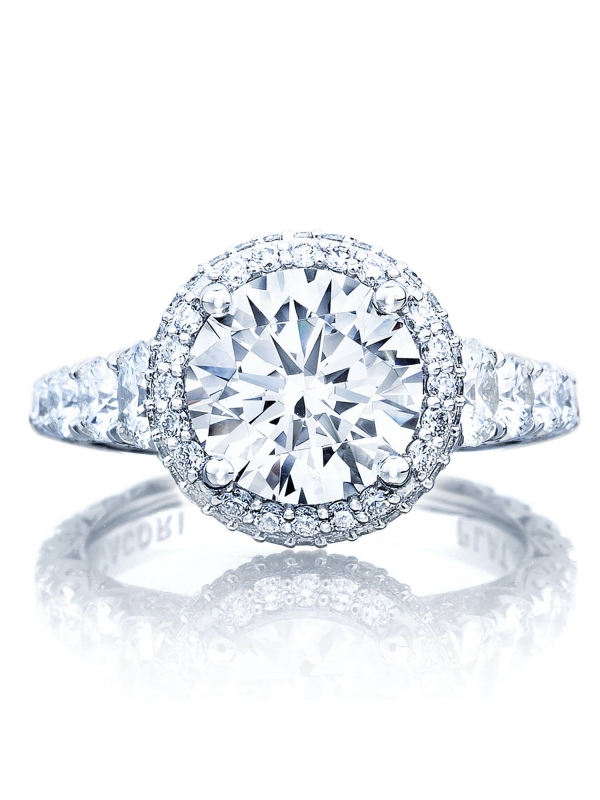 Round Bloom Engagement Ring