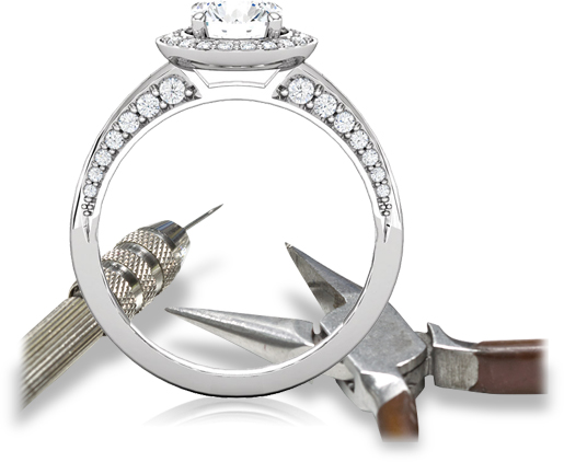 Affinity & Co Jewelers offer services such as ring sizing or jewelry repair.